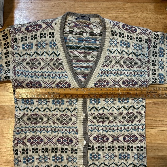 Gorgeous vintage ?  THICK wool long Best American Clothing Company cardigan - Picture 4 of 7